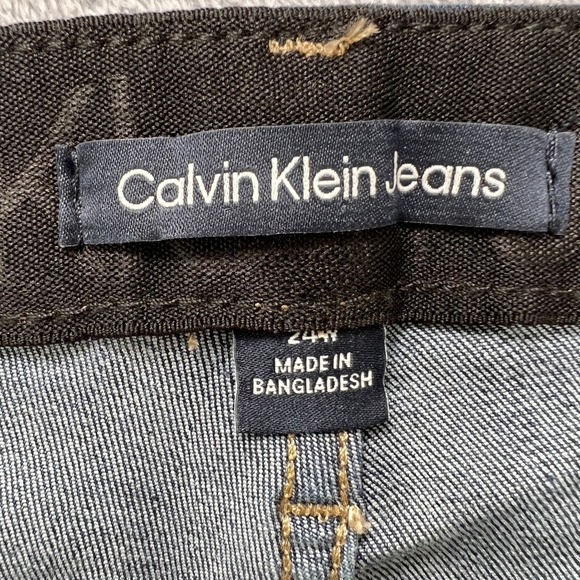 Calvin Klein Jeans 24W High Rise Skinny Stretch Dark Wash Repreve Eco Denim NWT - Picture 4 of 11